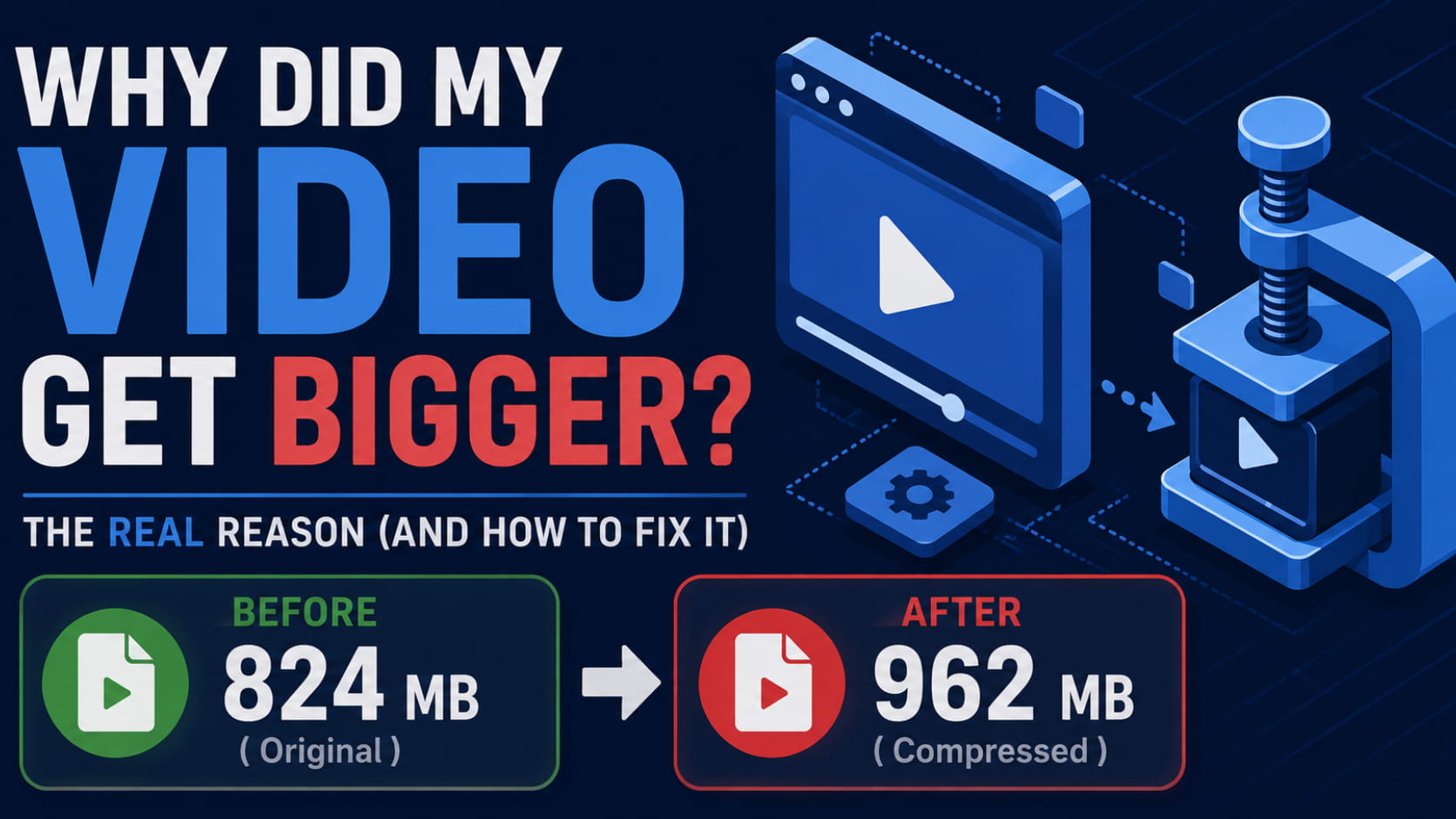 Why Is My Compressed Video Bigger Than the Original?